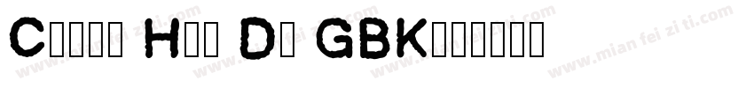 Cloud Hei Da GBK字体转换